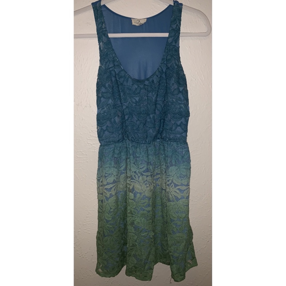 Ombré lace dress
